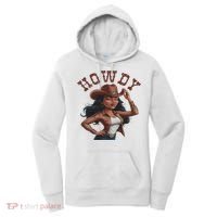 Howdy Black Women Western Rodeo Melanin Black Cowgirl Women's Hoodie thumb 0
