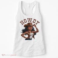 Howdy Black Women Western Rodeo Melanin Black Cowgirl Women's Tank Top thumb 0