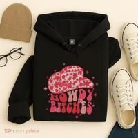 Howdy Bitches Yeehaw Bitches Hoodie thumb 4