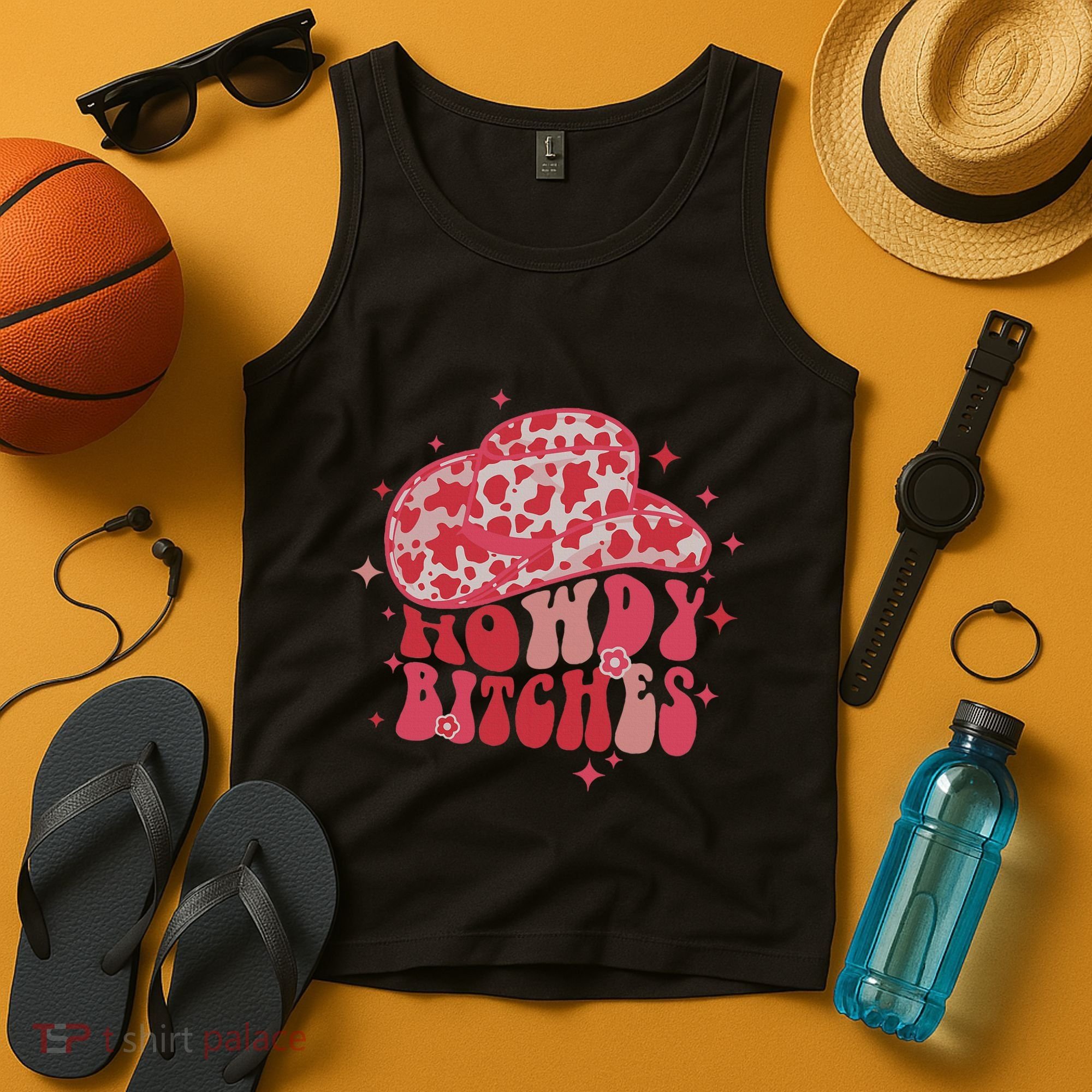 Howdy Bitches Yeehaw Bitches Tank Top