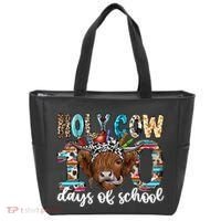 Holy Cow 100 Days Of School Funny Tote Bag thumb 0