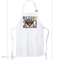 Holy Cow 100 Days Of School Funny Apron thumb 0