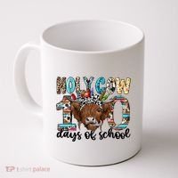 Holy Cow 100 Days Of School Funny Coffee Mug thumb 0