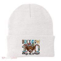 Holy Cow 100 Days Of School Funny Beanie thumb 0
