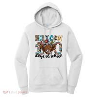 Holy Cow 100 Days Of School Funny Women's Hoodie thumb 0