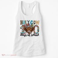 Holy Cow 100 Days Of School Funny Women's Tank Top thumb 0