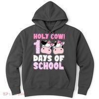 Holy Cow 100 Days Of School Funny Cute Hoodie thumb 0