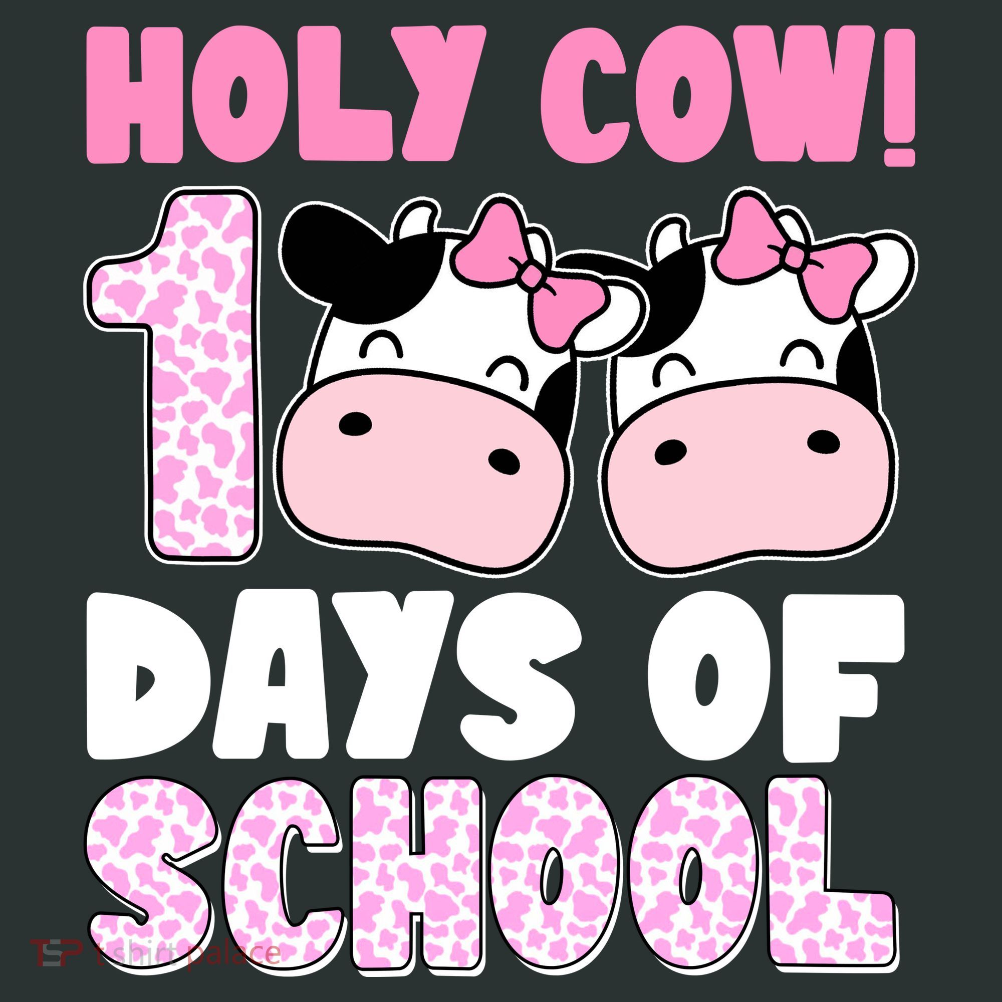 Holy Cow 100 Days Of School Funny Cute Kids Sweatshirt