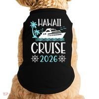 Hawaii Cruise 2026 Vacation Trip Matching Family Group Doggie Tank thumb 0