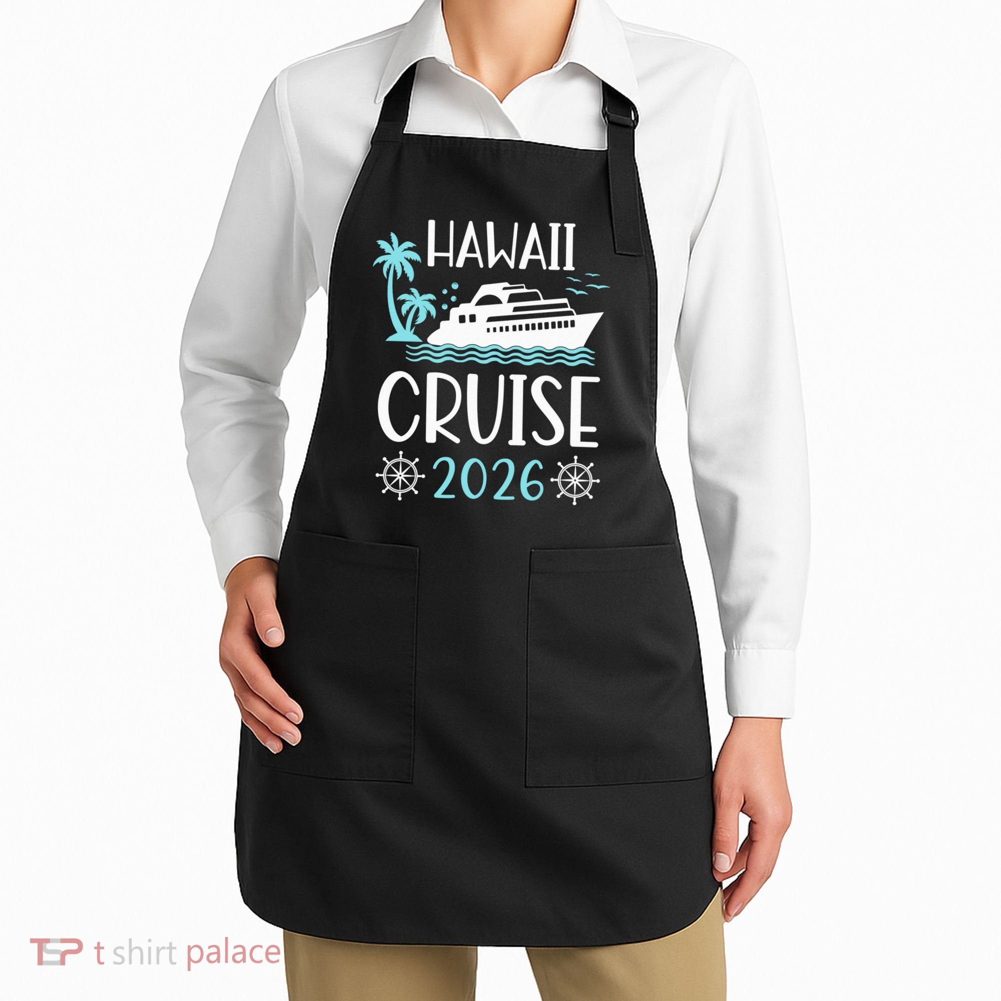 Hawaii Cruise 2026 Vacation Trip Matching Family Group Apron