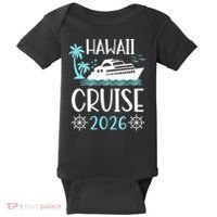 Hawaii Cruise 2026 Vacation Trip Matching Family Group Baby Bodysuit thumb 0