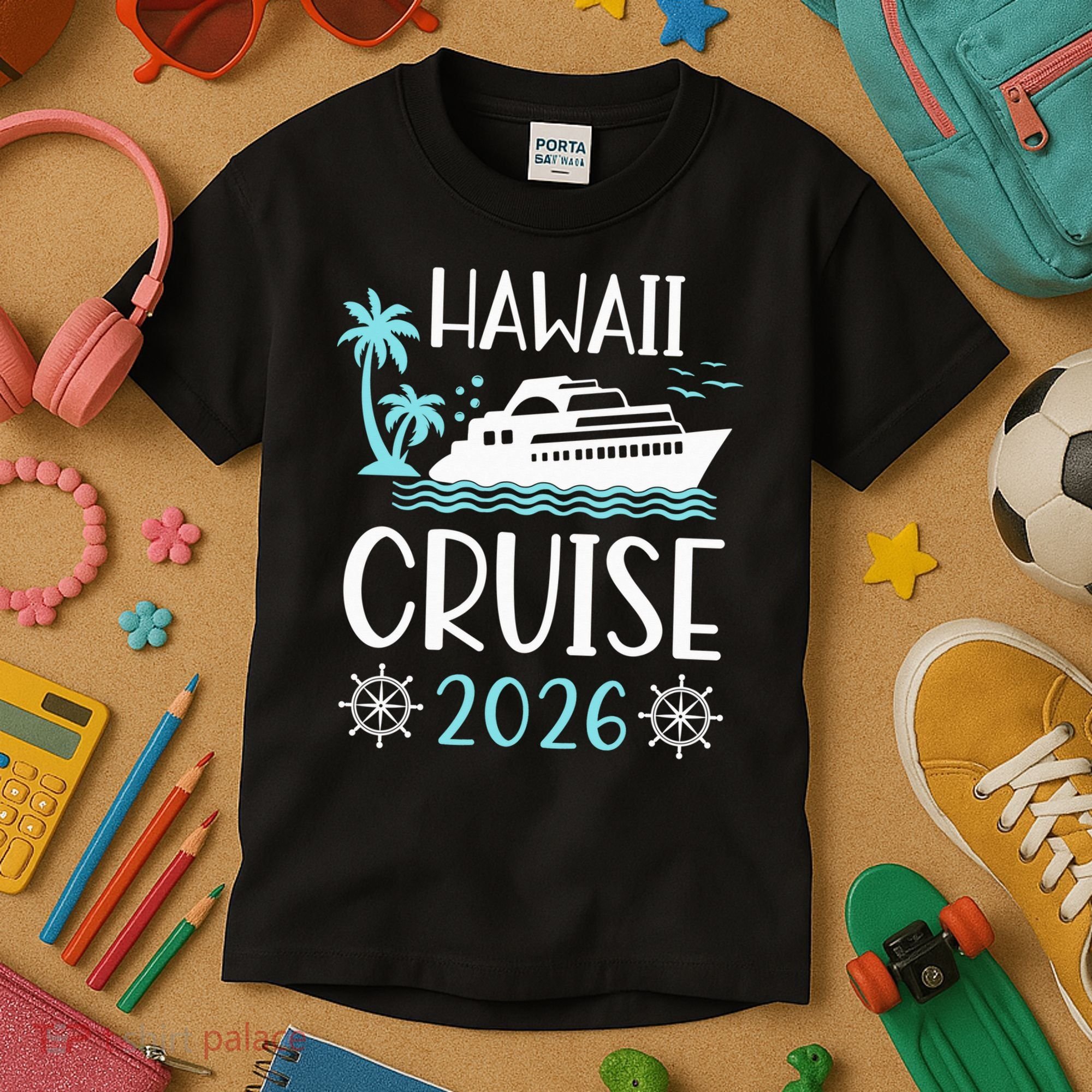 Hawaii Cruise 2026 Vacation Trip Matching Family Group Kids T-Shirt