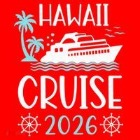 Hawaii Cruise 2026 Vacation Trip Matching Family Group Santa Hat thumb 1