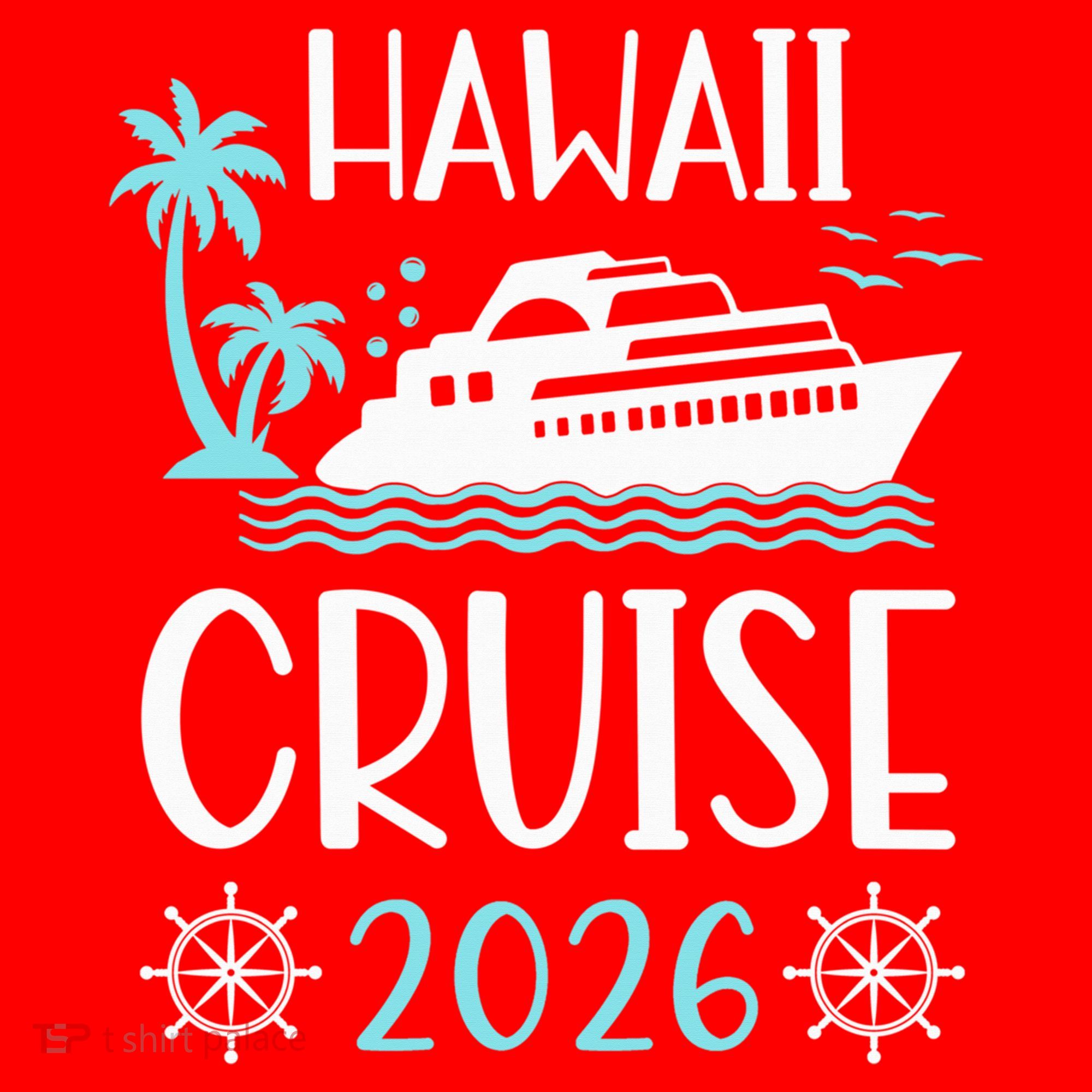 Hawaii Cruise 2026 Vacation Trip Matching Family Group Santa Hat