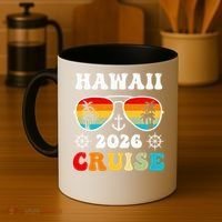 Hawaii Cruise 2026 Vacation Trip Matching Family Group Coffee Mug thumb 4
