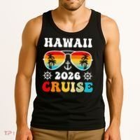 Hawaii Cruise 2026 Vacation Trip Matching Family Group Tank Top thumb 3
