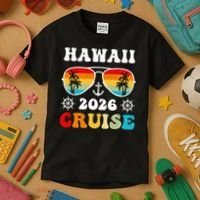 Hawaii Cruise 2026 Vacation Trip Matching Family Group Kids T-Shirt thumb 3