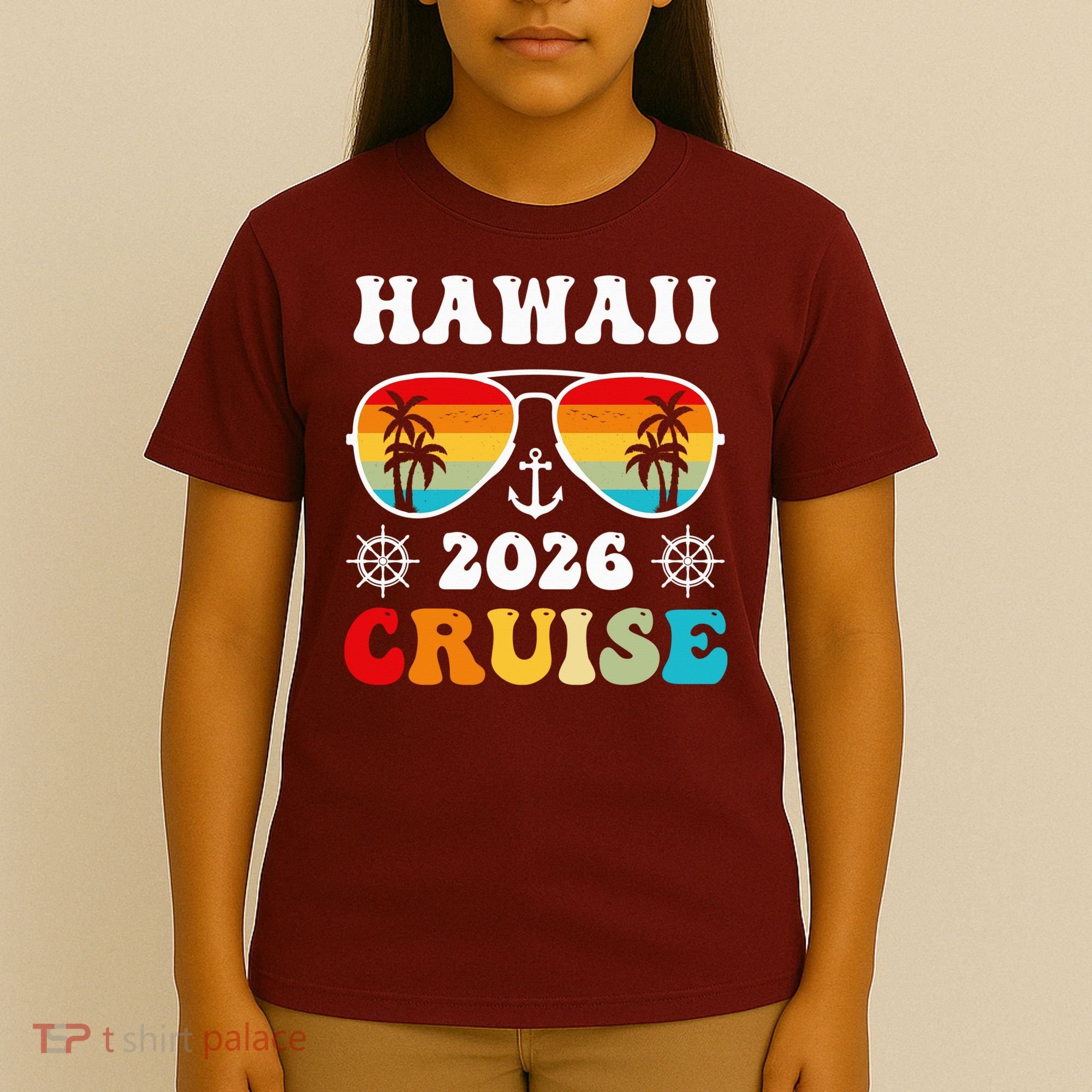 Hawaii Cruise 2026 Vacation Trip Matching Family Group T-Shirt
