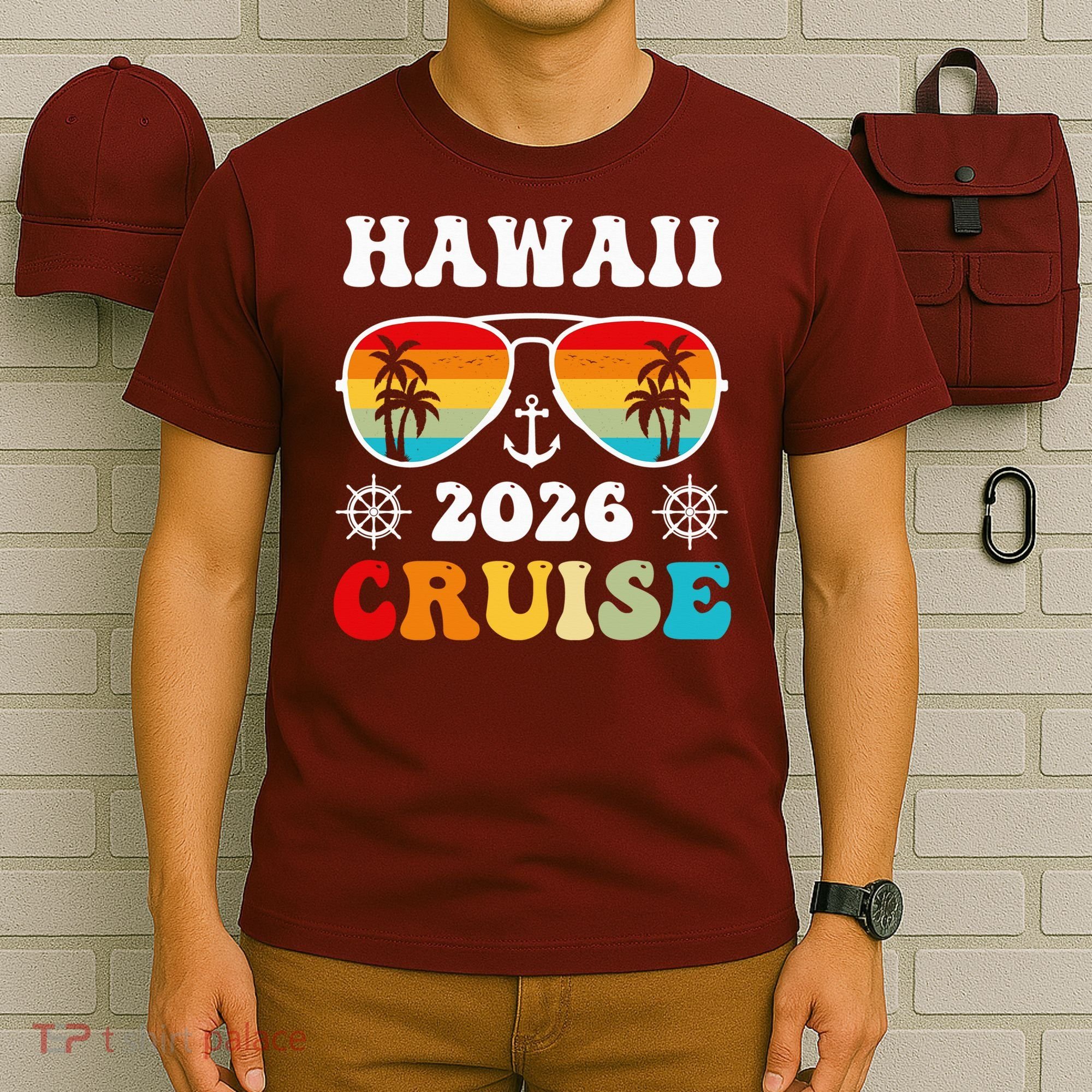 Hawaii Cruise 2026 Vacation Trip Matching Family Group T-Shirt
