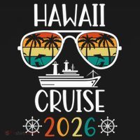 Hawaii Cruise 2026 Vacation Trip Matching Family Group Doggie Tank thumb 4