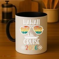 Hawaii Cruise 2026 Vacation Trip Matching Family Group Coffee Mug thumb 4