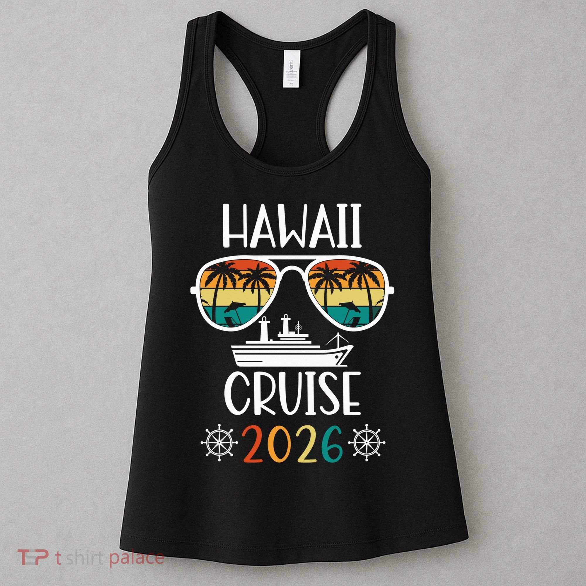 Hawaii Cruise 2026 Vacation Trip Matching Family Group Women's Tank Top