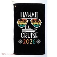 Hawaii Cruise 2026 Vacation Trip Matching Family Group Golf Towel thumb 0