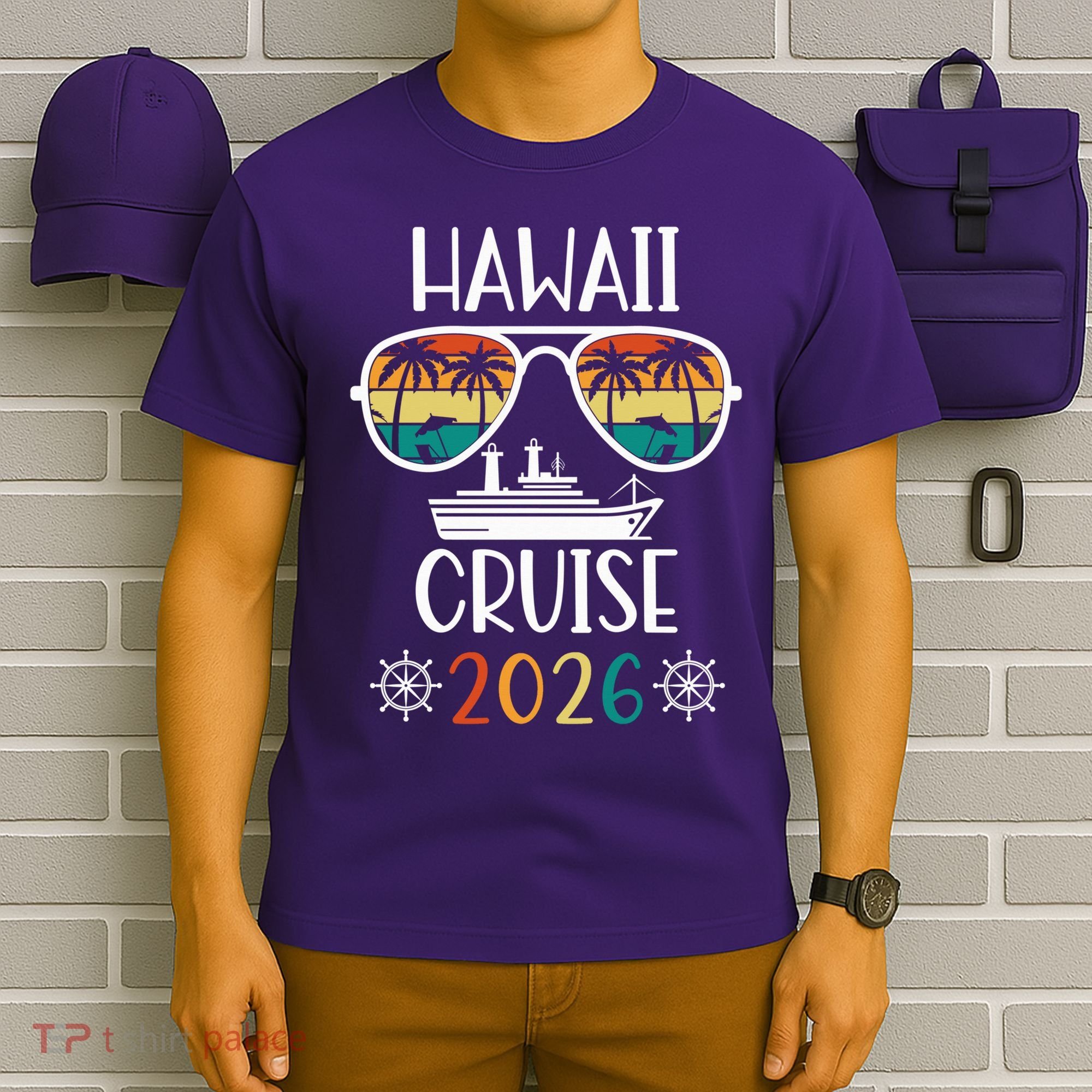 Hawaii Cruise 2026 Vacation Trip Matching Family Group T-Shirt
