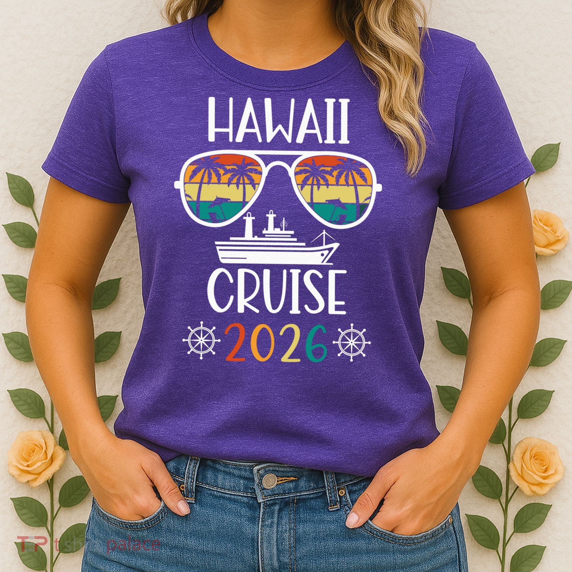 Hawaii Cruise 2026 Vacation Trip Matching Family Group Women's T-Shirt