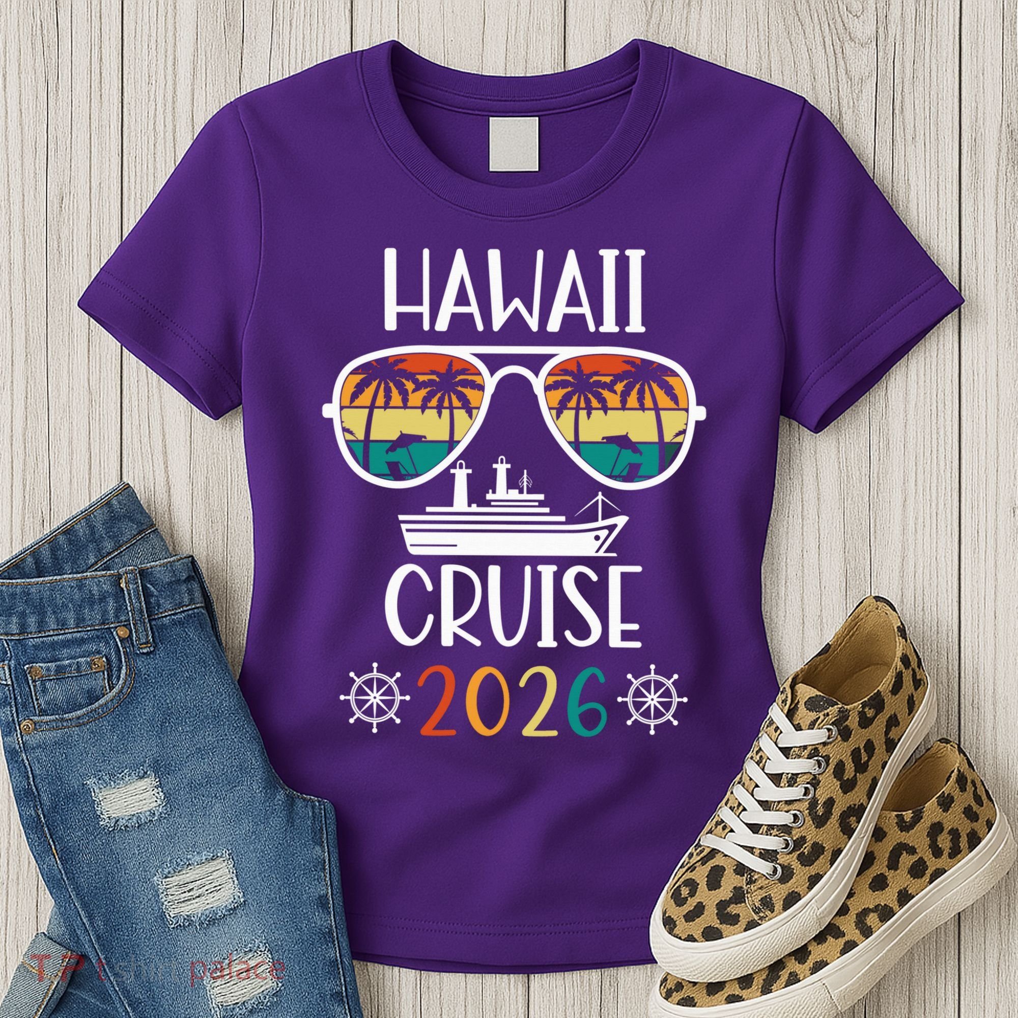 Hawaii Cruise 2026 Vacation Trip Matching Family Group Women's T-Shirt