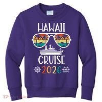 Hawaii Cruise 2026 Vacation Trip Matching Family Group Kids Sweatshirt thumb 0
