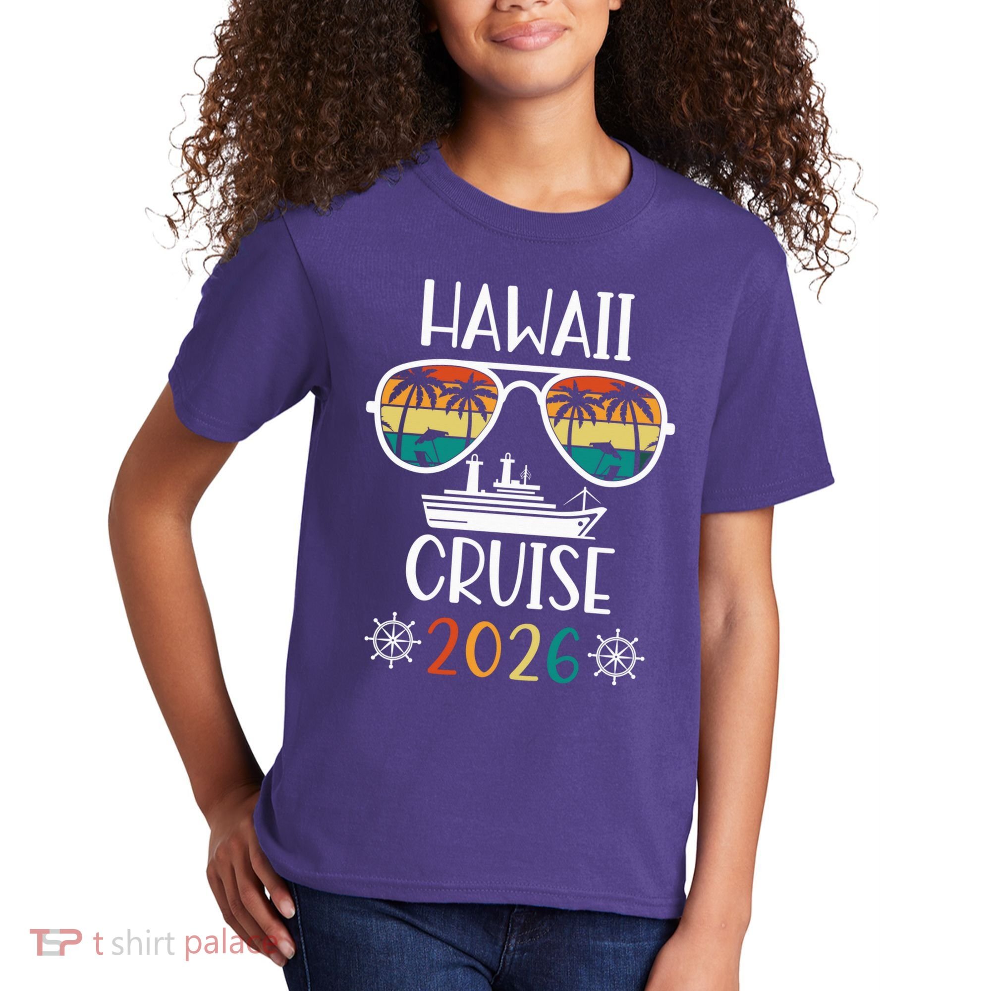 Hawaii Cruise 2026 Vacation Trip Matching Family Group Kids T-Shirt