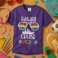 Hawaii Cruise 2026 Vacation Trip Matching Family Group Kids T-Shirt thumb 3