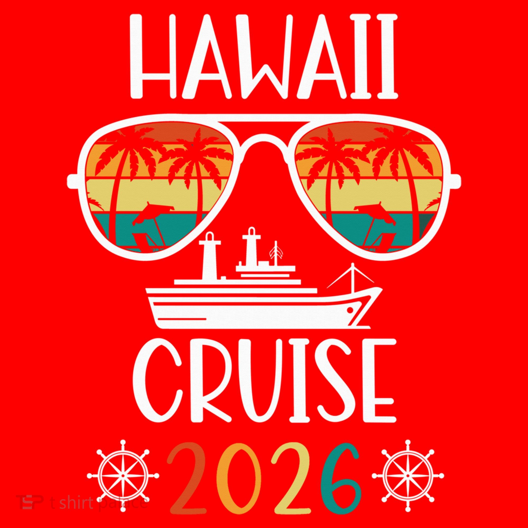 Hawaii Cruise 2026 Vacation Trip Matching Family Group Santa Hat