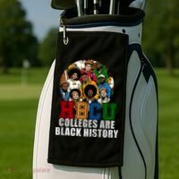 Hbcu Colleges Are Black History Month Golf Towel thumb 2
