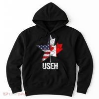 Half Canadian American Useh Canada Usa Flag United States Hoodie thumb 0