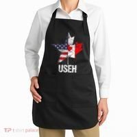 Half Canadian American Useh Canada Usa Flag United States Apron thumb 2