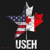 Half Canadian American Useh Canada Usa Flag United States Women's Hoodie thumb 2