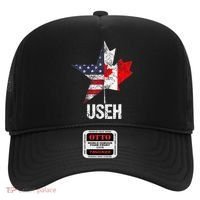 Half Canadian American Useh Canada Usa Flag United States Hat thumb 0