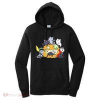 Halloween Cats Anime Cat Kawaii Neko Pumpkin Cat Lover Halloween Women's Hoodie thumb 0