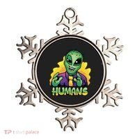 Humans Crazy Alien Funny Ornament thumb 0