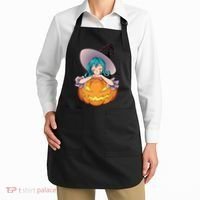 Halloween Cute Anime Witch Pumpkin Apron thumb 2