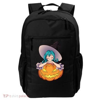 Halloween Cute Anime Witch Pumpkin Backpack