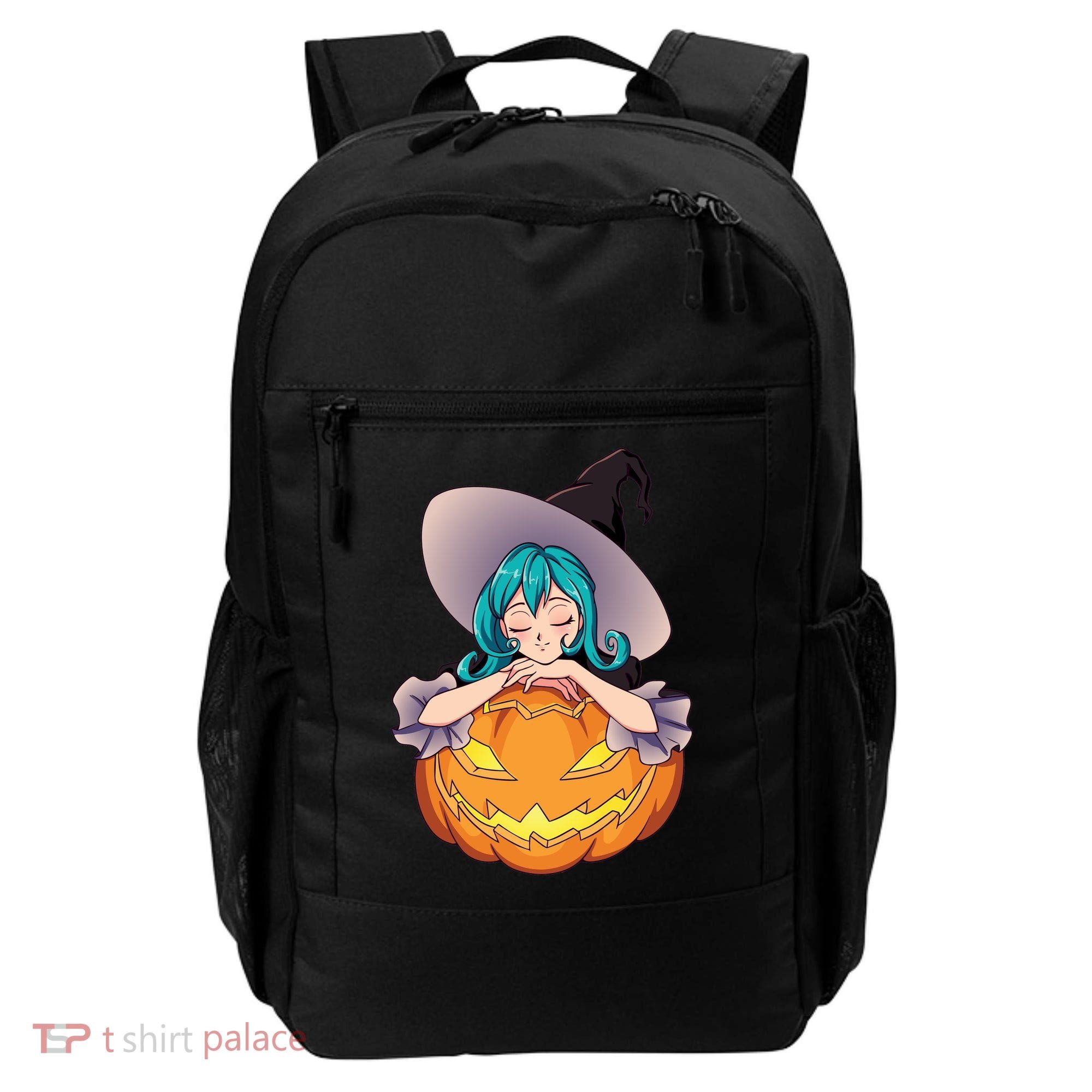 Halloween Cute Anime Witch Pumpkin Backpack