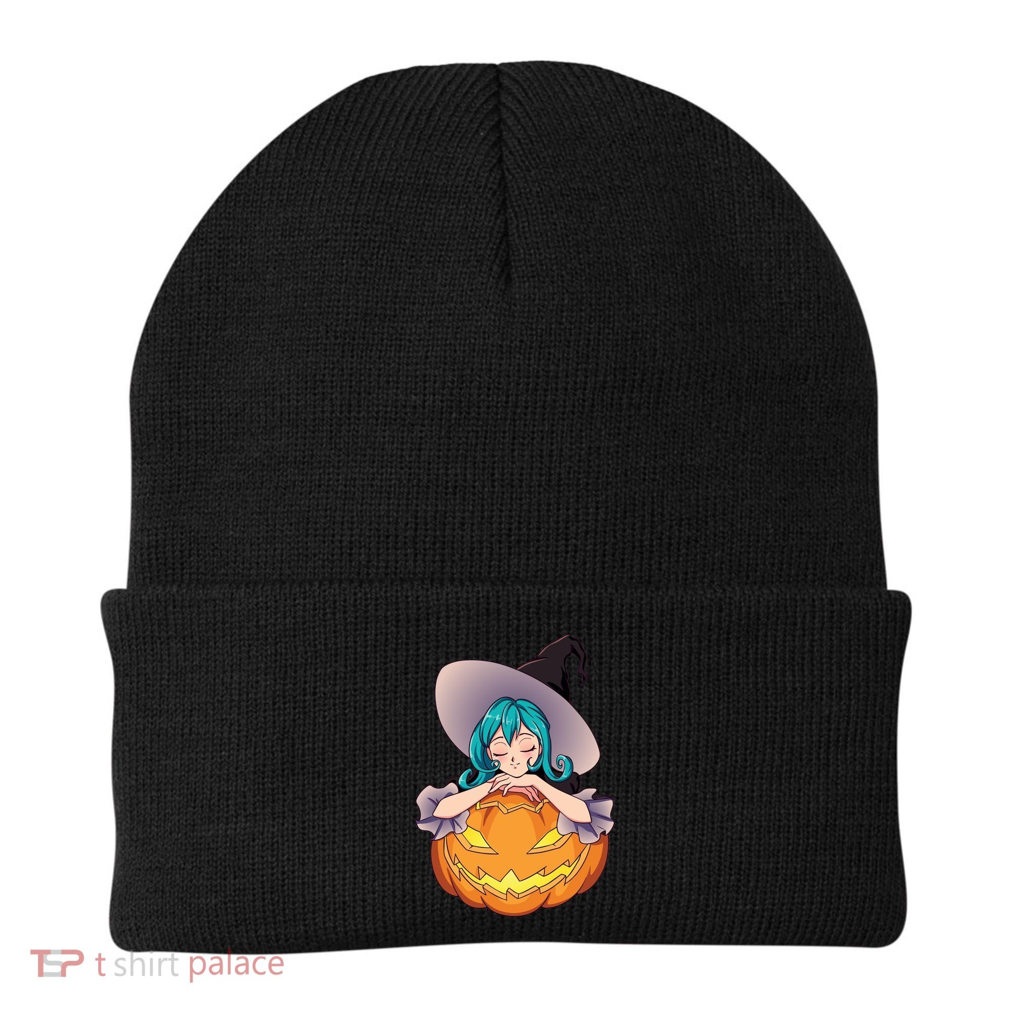 Halloween Cute Anime Witch Pumpkin Beanie