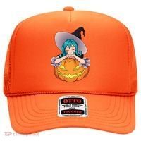 Halloween Cute Anime Witch Pumpkin Hat thumb 0