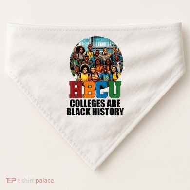 Hbcu Colleges Are Black History Month USA-Made Doggie Bandana