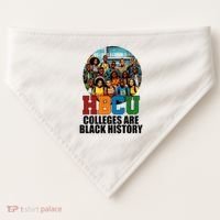 Hbcu Colleges Are Black History Month USA-Made Doggie Bandana thumb 0