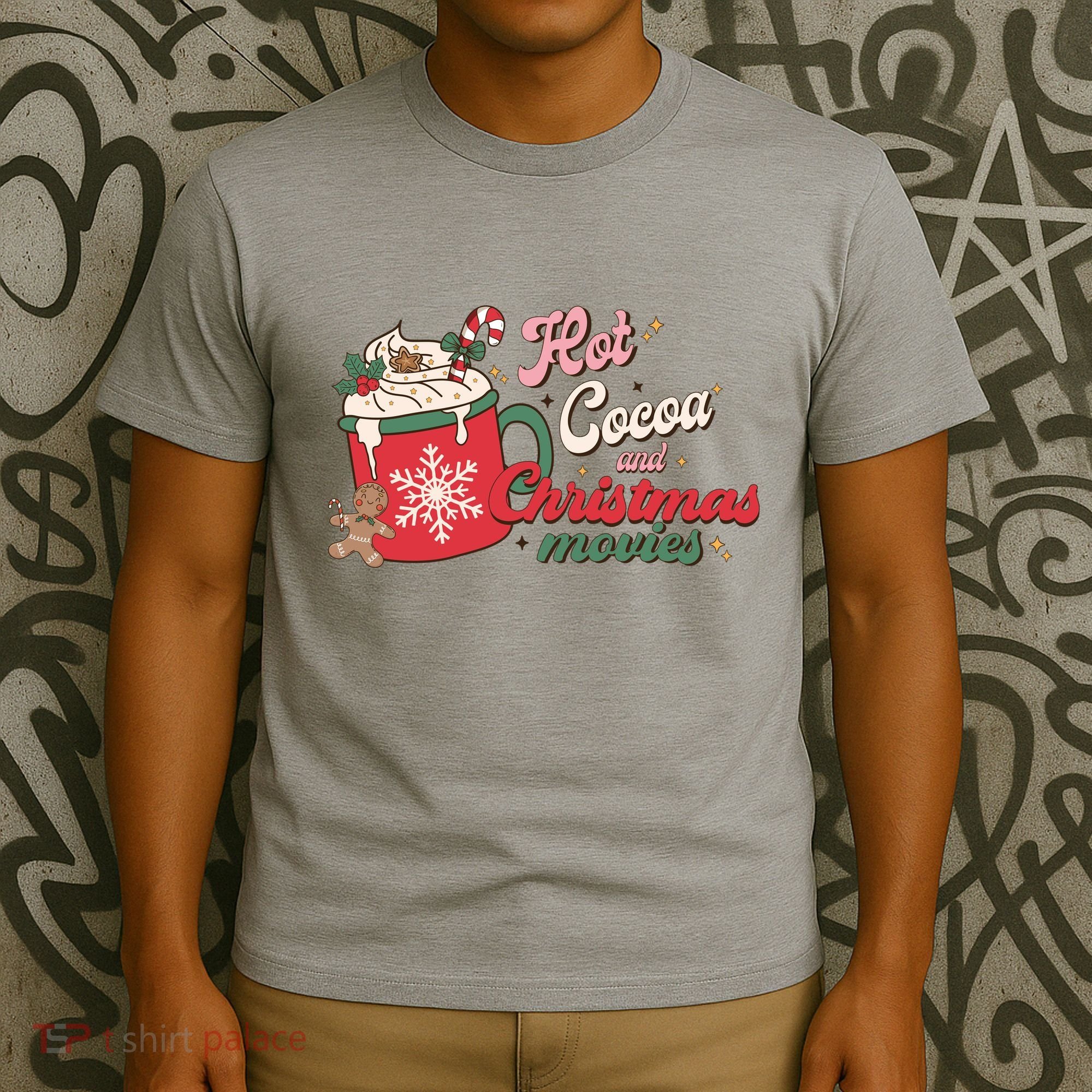 Hot Cocoa And Christmas Movies T-Shirt