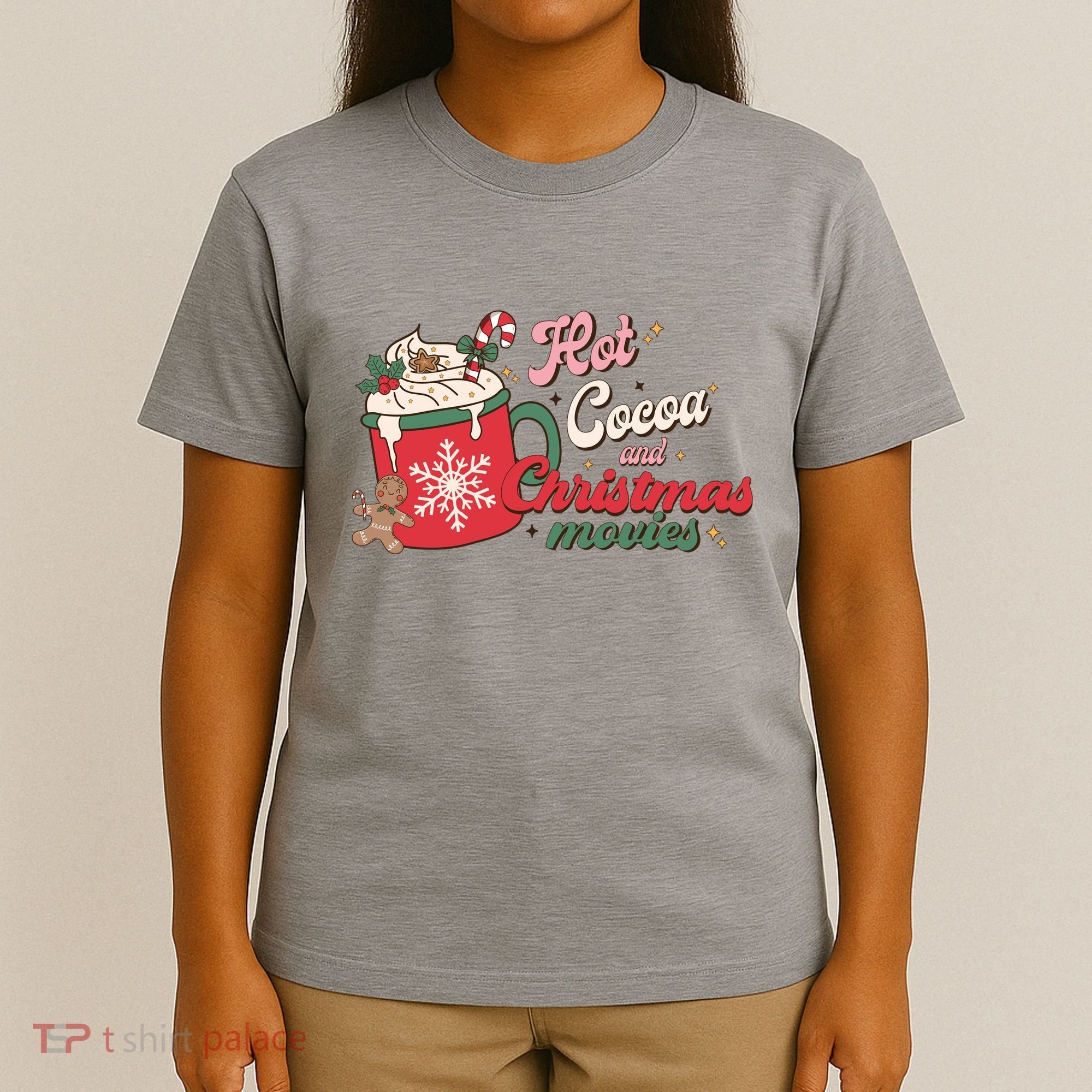 Hot Cocoa And Christmas Movies T-Shirt